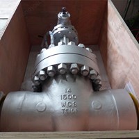 ASTM A217 WC9  gate valve 14'' 1500LB