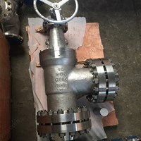 CF8C Angle globe valve 10'' 900LB