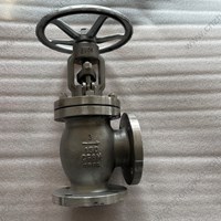 CF8M Angle globe valve 3'' 150LB