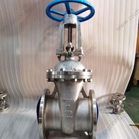 Flexible wedge CF8 DIN gate valve DN50 PN25