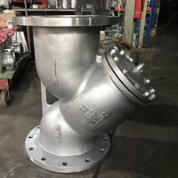 1.4462 Y strainer  12''  150LB