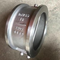 2205 Double plate Wafer Check Valve DN200 PN16