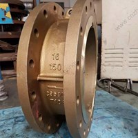 ASTM B148 C95800 Double flange Wafer Check Valve 16'' 150LB