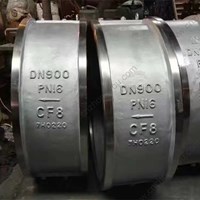 CF8 Double plate  Wafer Check Valve DN900 PN16