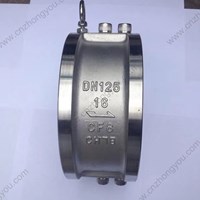 CF8 Double plate  Wafer Check Valve DN125 PN16