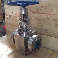 A182 F51 Y Pattern Globe Valve  6'' class2500