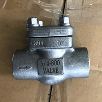 ASTM A182 F304 Check Valve 3/4'' 800LB