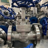 ASTM A182 F304  gate valve 1'' 150LB