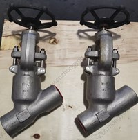 ASTM A182 F316  Y pattern globe  valve 1'' 2500LB